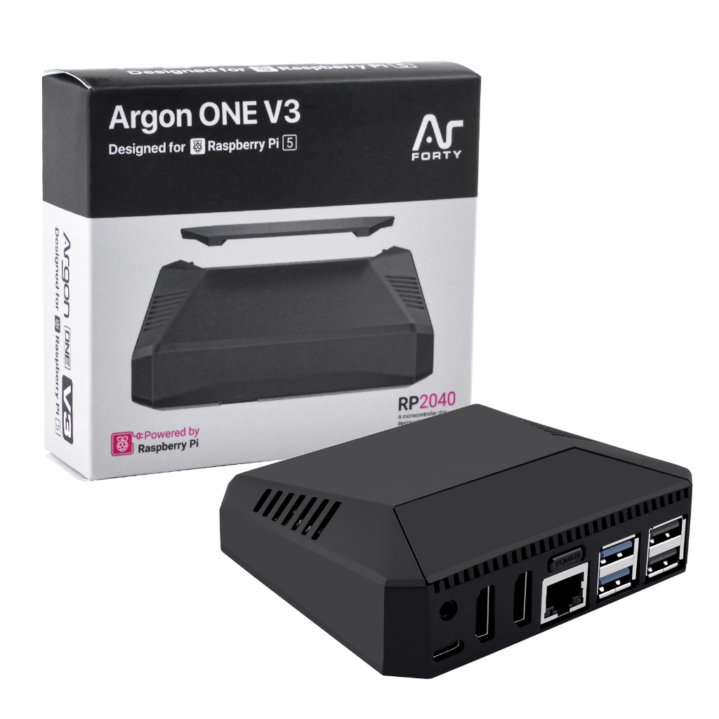 Argon ONE V3 Case for Raspberry Pi 5 with 30mm PWM Fan | Shopee Malaysia