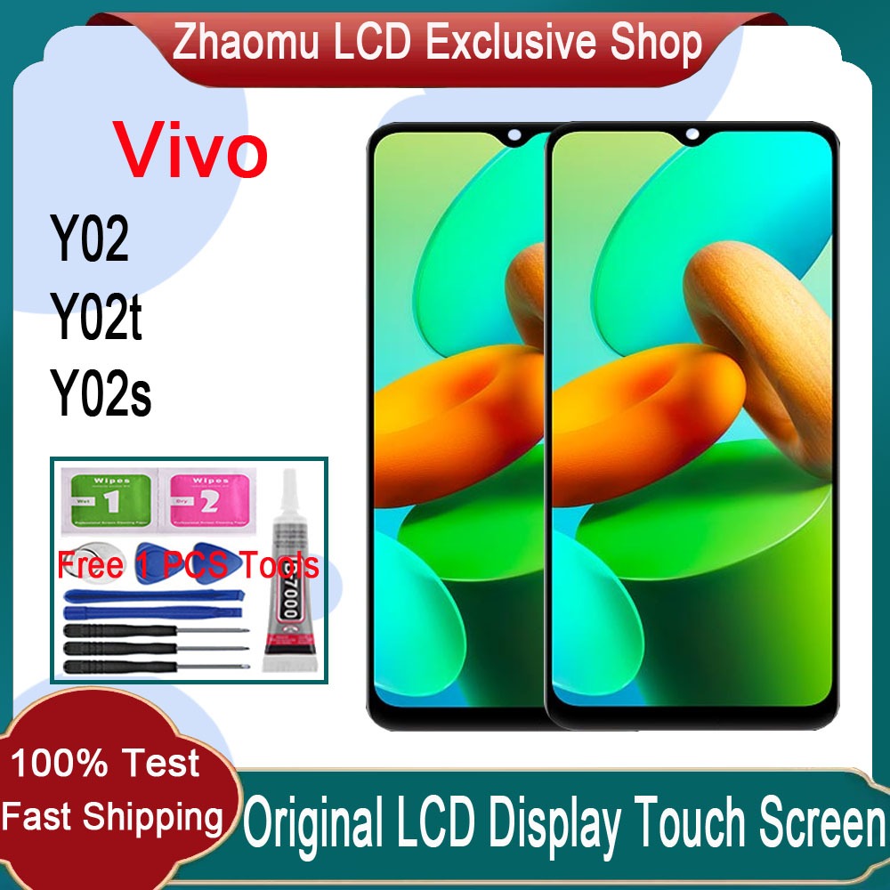 Original Vivo Y02 Y02T Y02S LCD Display Touch Screen Replacement ...