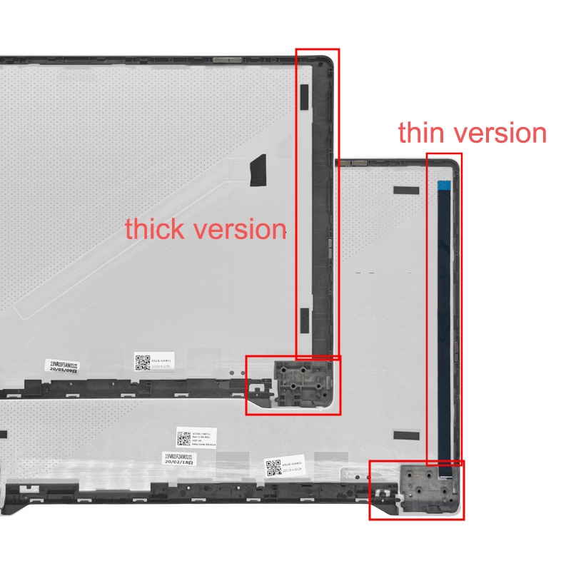 New case cover for Asus ROG Zephyrus G14 GA401 model LCD Back Lid top ...