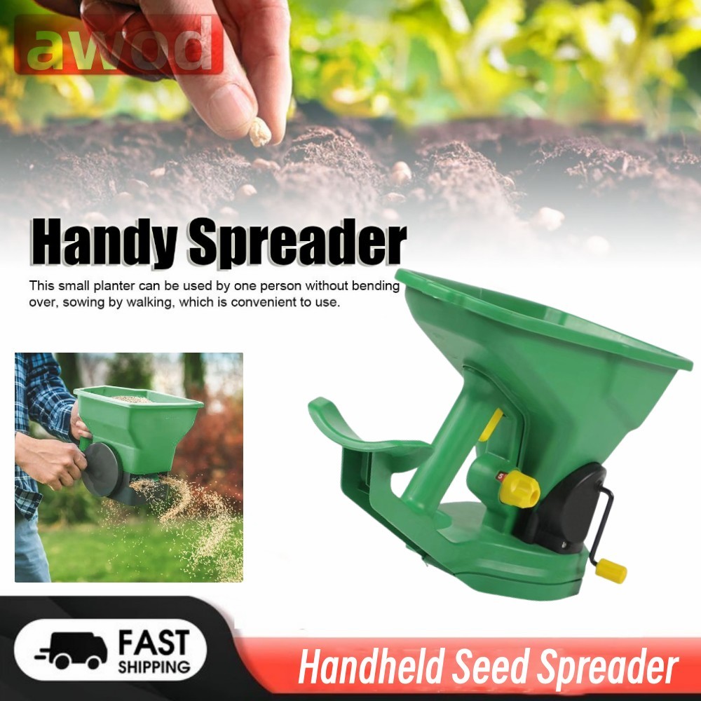 💥LOCAL Delivery🚚Gardening Handheld Seed Spreader Manual Seeder 1.5L ...