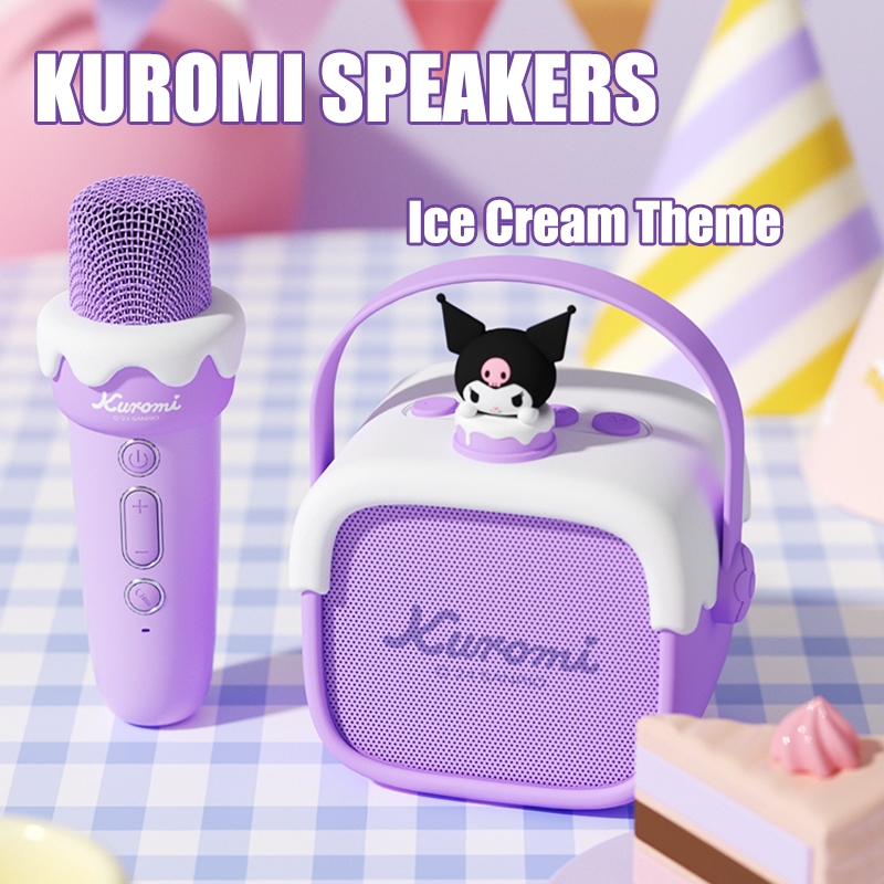 Kawaii Sanrio Anime Kuromi Microphone Audio Integrated Bluetooth ...