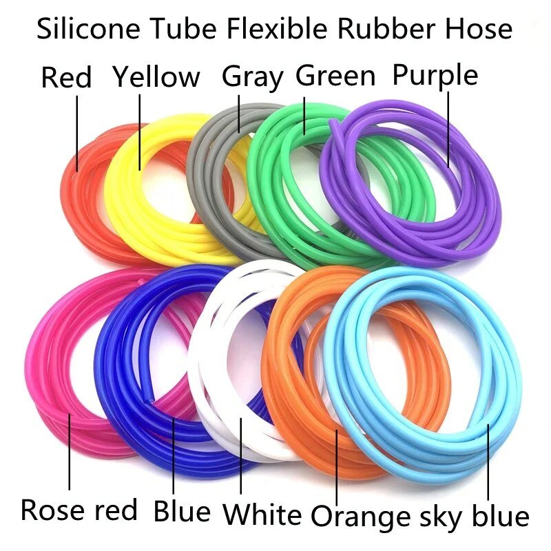 1 Meter Food Grade Silicone Tubing – Flexible Hose Pipe In Various Sizes (1/2/3/4/5-12mm) For DIY & Kitchen Use 2 thumbnail image