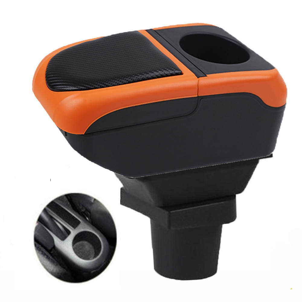 KAERGK Accoudoirs de voiture pour Toyota Yaris Cross 2020, 2021, 2022, console centrale, double espace de rangement, avec porte-gobelet, 3 ports USB, en cuir confortable et durable, montage facile