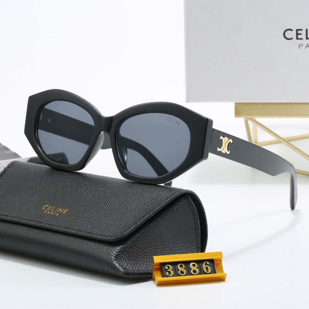 2024 luxury brand fashion ladies cat's eye Arc de Triomphe sunglasses ...