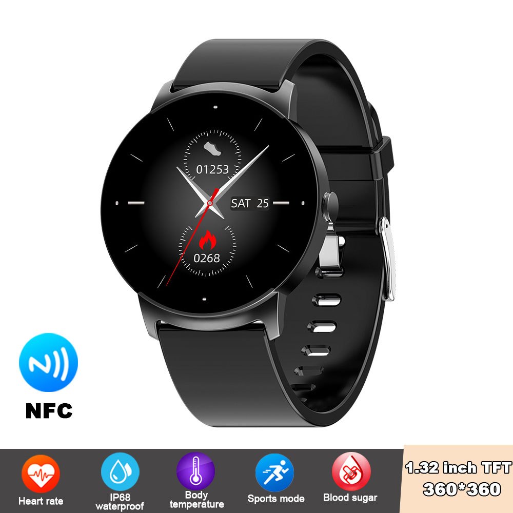 XIAOMI 2024 new NFC non-invasive blood glucose smartwatch for men