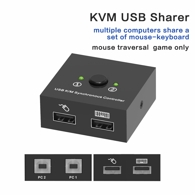 USB KVM Synchronizer | Keyboard and Mouse Sharer Supports Automatic ...
