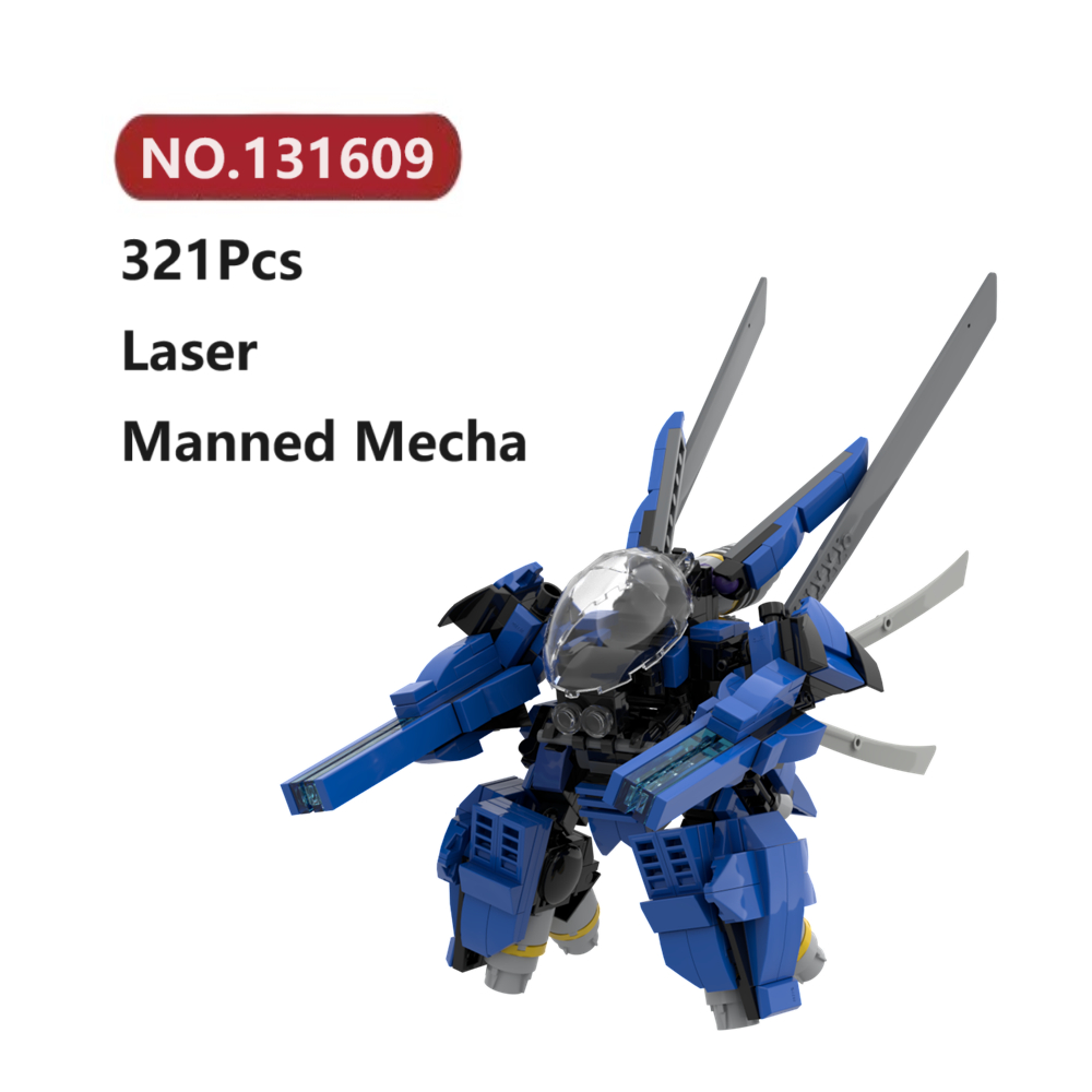 [MOC]Thunderstorm Manned Mecha Building Blocks 339 Pcs Mobile Suit MS ...