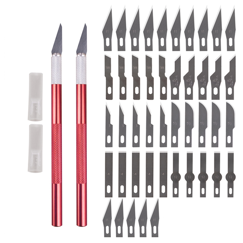 KUAIQU Metal Carving Cutters 2 Hand-Made Aluminum Alloy Cutters Carving ...