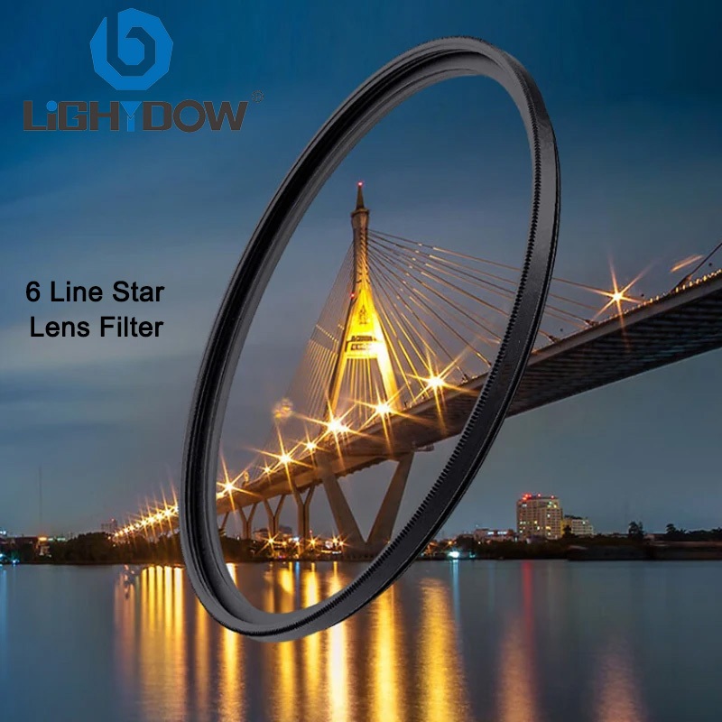 QUARKZMAN 55mm Star Lens Filter - 8-Punkt Starburst Effekt Für Nachtfotografie