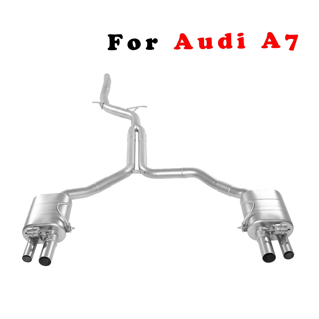 For Audi A7 C7 C8 Catback Exhaust Pipe Performance Electric Vacuum ...