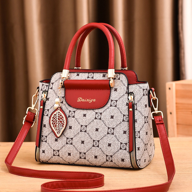Ready for shipment The latest popular PU leather women s bags handbags crossbody bags shoulder bags Boston bags Shopee Malaysia