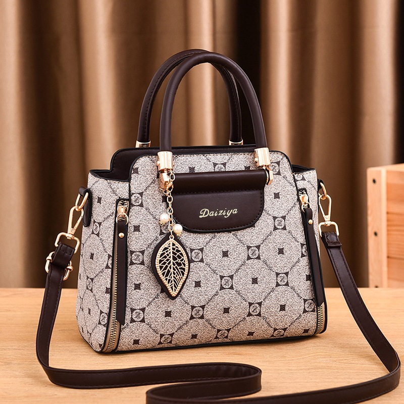 Ready for shipment The latest popular PU leather women s bags handbags crossbody bags shoulder bags Boston bags Shopee Malaysia