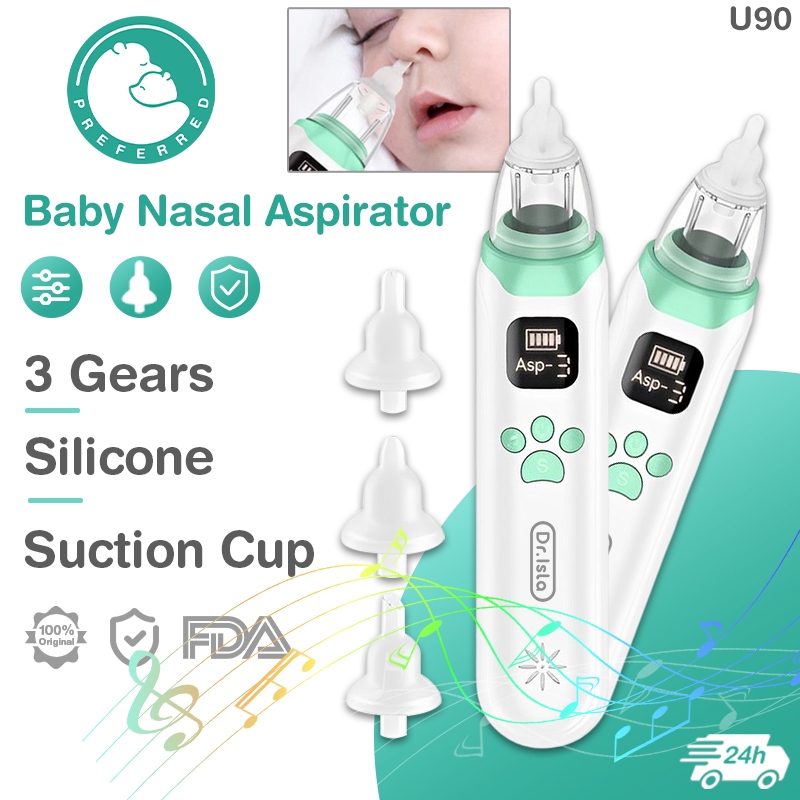 Preffered U90 Electric Baby Nasal Aspirator Silent Safe Hygienic Nose ...