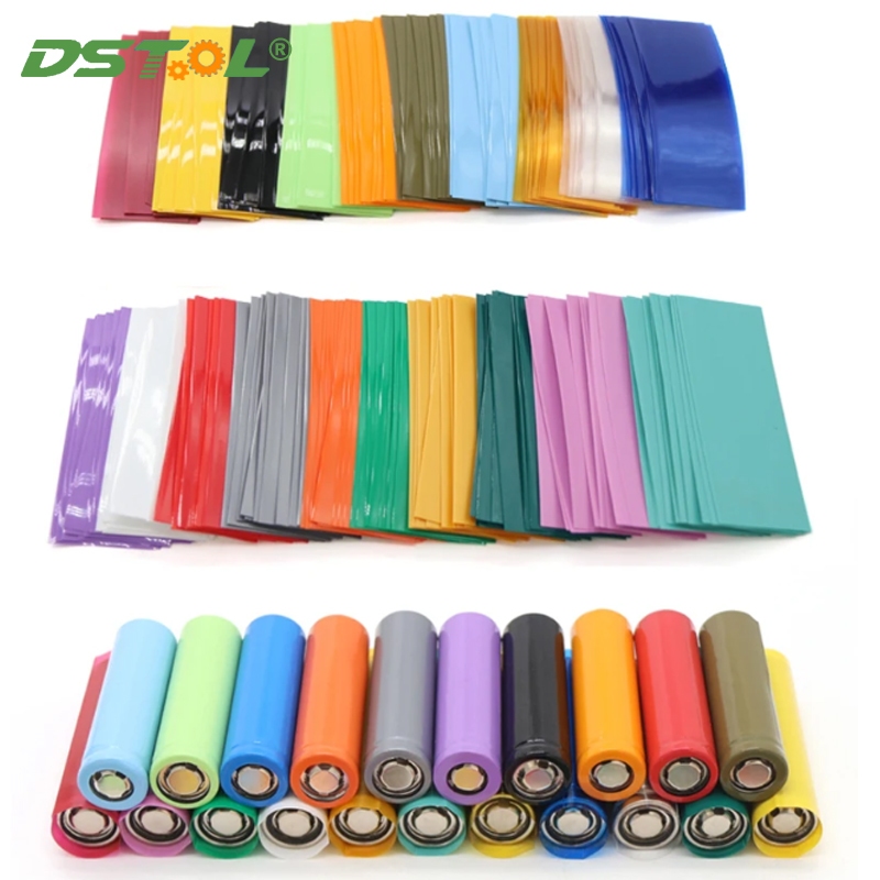 20Pcs PVC Heat Shrink Tube NO.5 AA Battery Wrap Precut Insulated Film ...