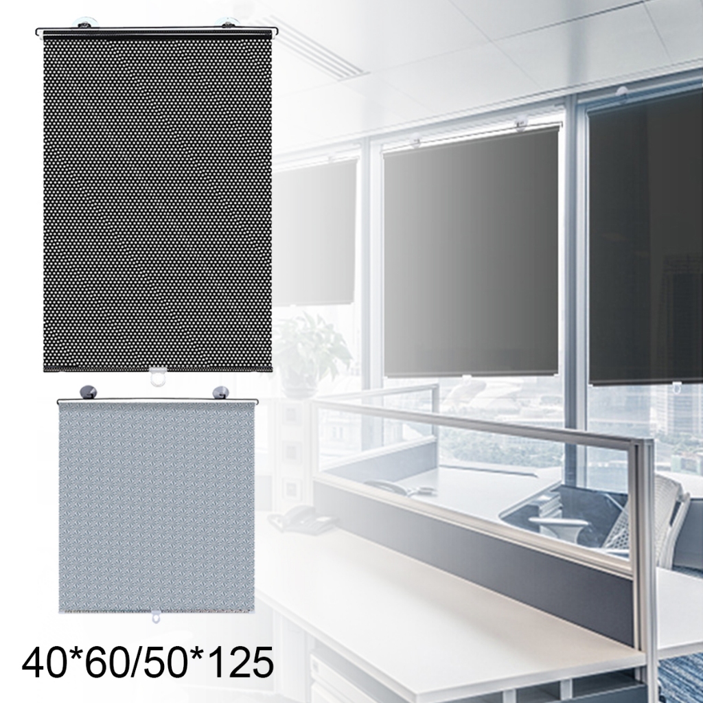 In Stock 40*60cm 50*125cm Suction Cup Roller Blinds Sunshade Car ...