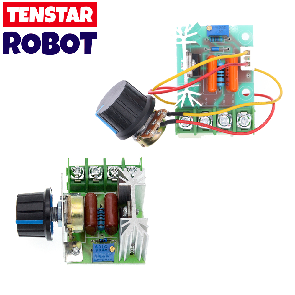 AC 220V 2000W SCR Voltage Regulator Module Dimmer Motor Speed ...