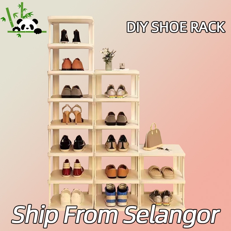 Shoe Rack Mini Shelf Portable Shoe Cabinet Shoe Organizer Easy Assemble ...