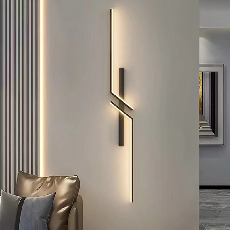 Nordic Strip Wall Light Minimalist Bedroom Bedside Wall Lamp Modern ...