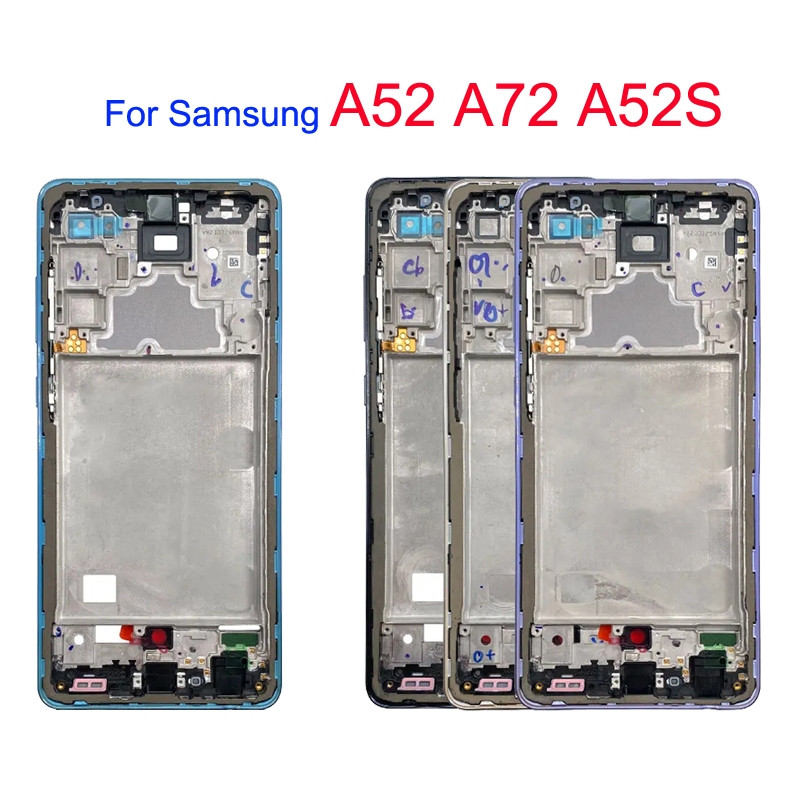 New LCD Middle Frame Bezel Housing Replacement For Samsung Galaxy A52 ...