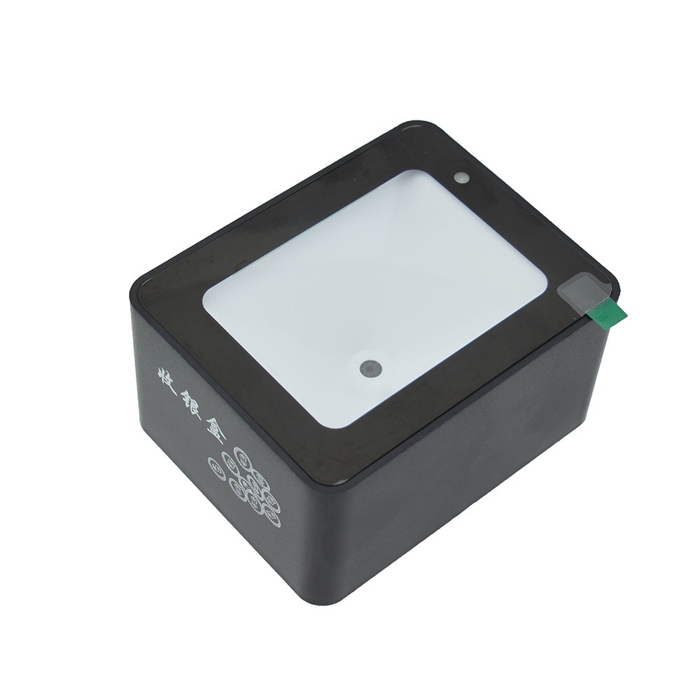 1D+2D USB wired automatic scanning desktop payment box barcode scanner ...