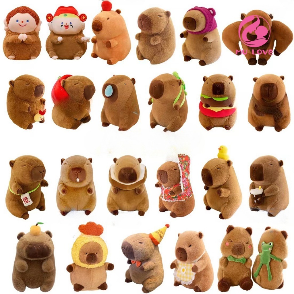 Capybara capybara capybara capybara Ugly Cute Toy Pillow Sleeping Doll