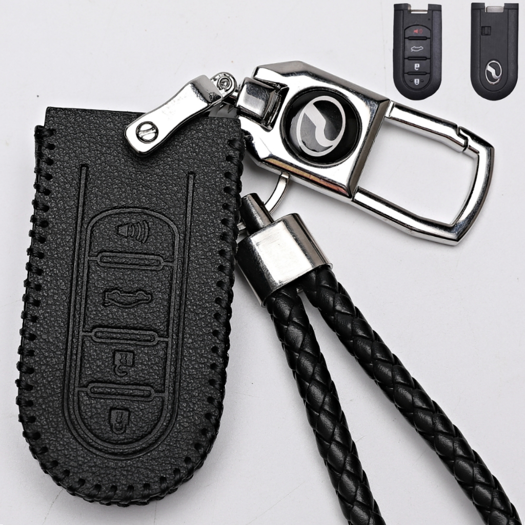 Perodua Myvi Bezza Axia Aruz Genuine Leather Key Cover Key Holder