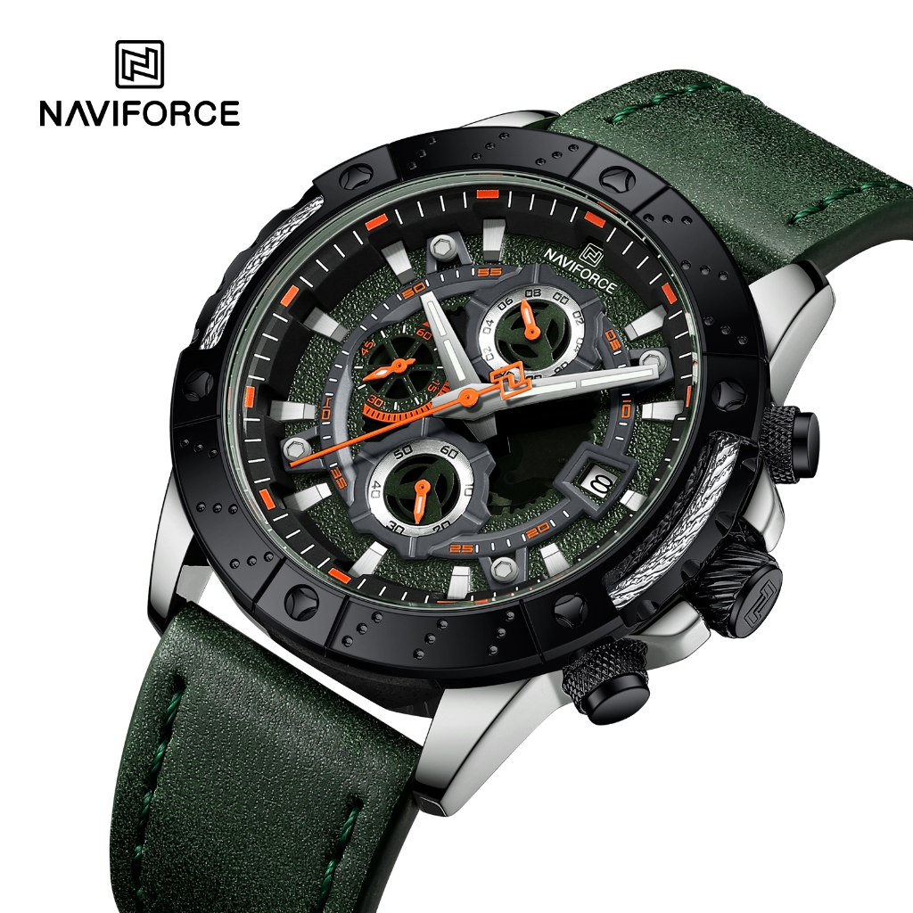 Naviforce 8055 Men's Watch Sport Waterproof Quartz Chronograph Luminous ...