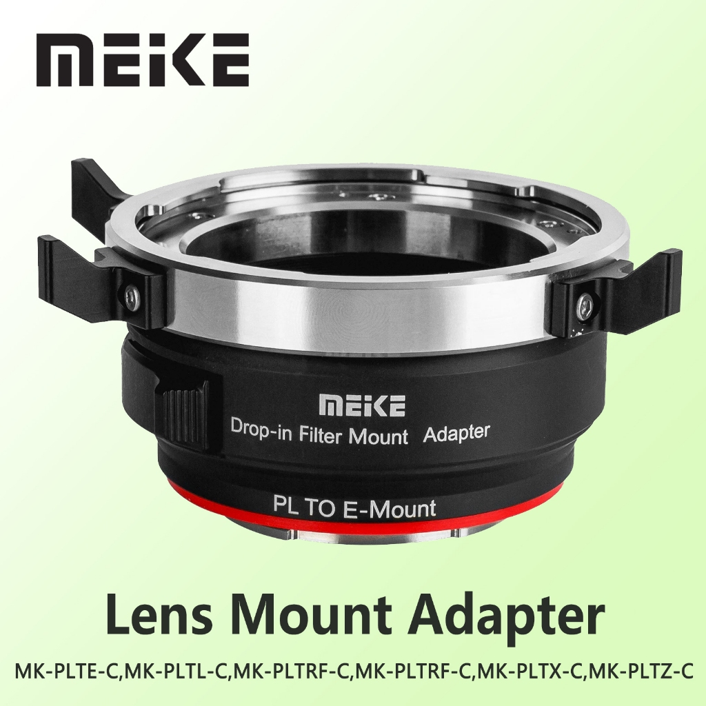 Meike MK-PLTX-C Drop-in Filter Adapter Für ARRI PL-Objektive An Fujifilm X-Mount | Mit Variablen ND- & UV-Filter, Manueller Fokus