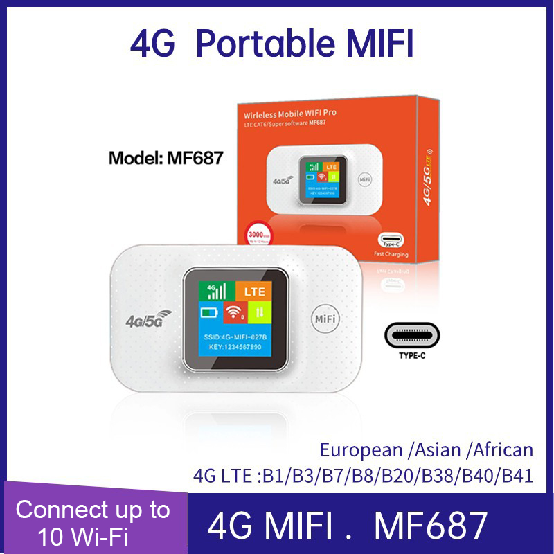 [Bohr] 4G Portable Router MF687 LTE Wireless WIFI Car Router Large ...