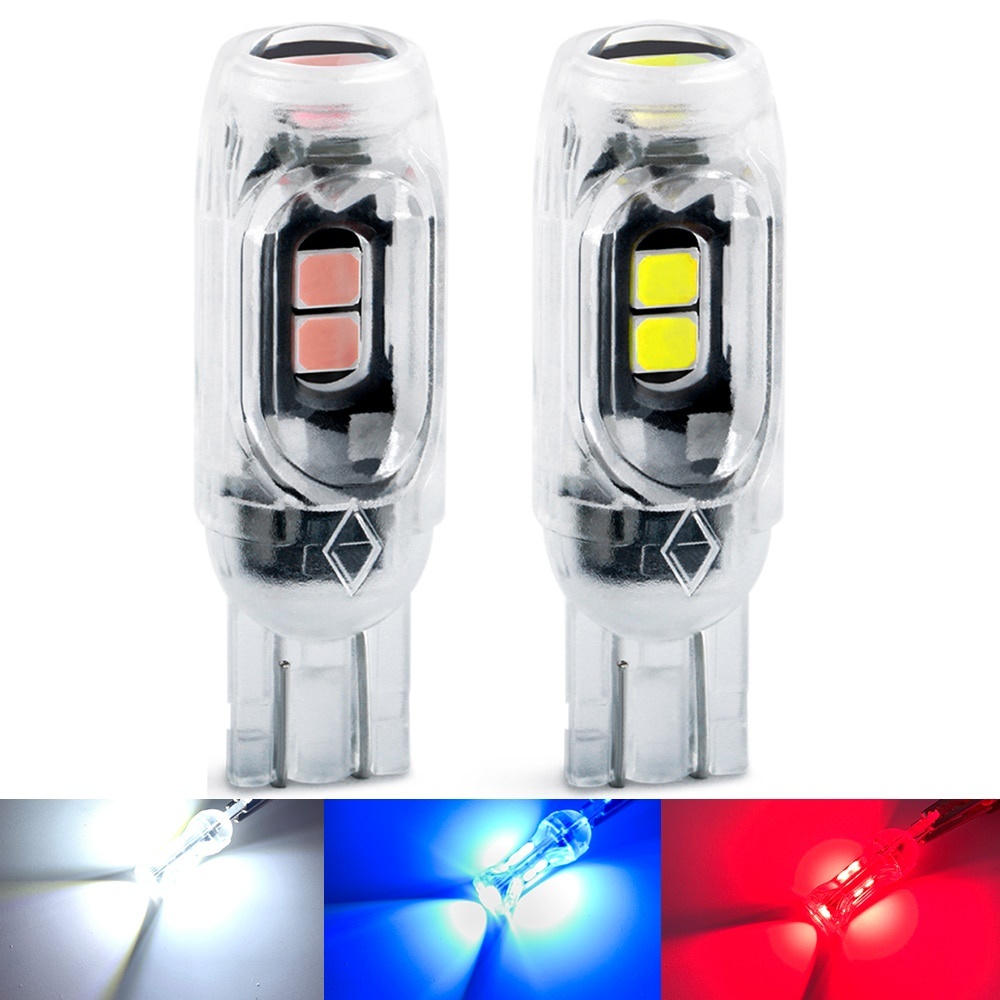 1PCS T10 W5W lens Led Flash Strobe Bulb 194 WY5W Flashing Interior ...