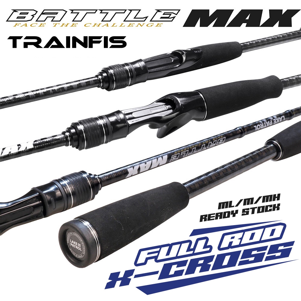 LakePatrol 2024 New Rod X-Cross Full Carbon Fishing Rod ML Spinning Rod ...