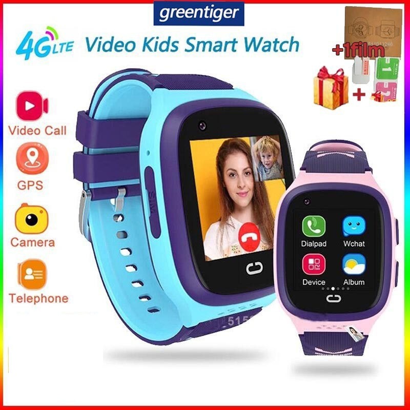 Video Call Ip67 Waterproof Jam Tangan LT31 4G Kids Watch Video