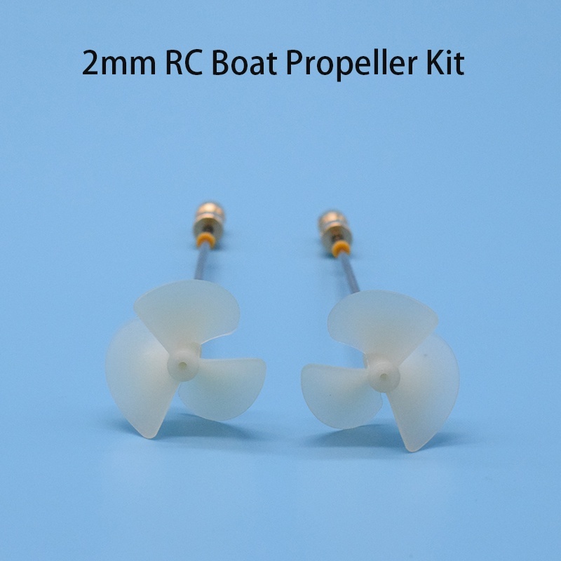 1pair 2mm RC Boat Propeller Kit DIY Boat Power Kit D28/36/42mm Full Immersion Propeller Drive