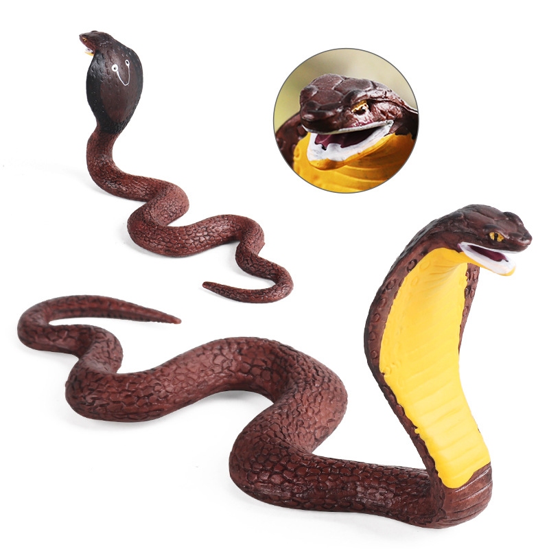 Cobra toy simulation model for children wild amphibians reptiles ...