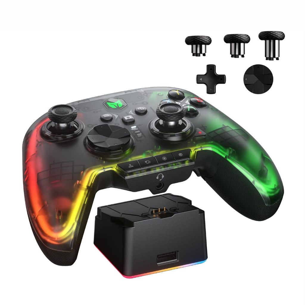 Rainbow 2 Pro Wireless Controller with Charging Dock, Motion Control ...