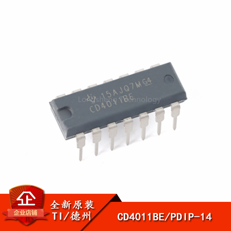 Original In-Line CD4011BE PDIP-14 Four-Channel 2 Input and Non-Door ...