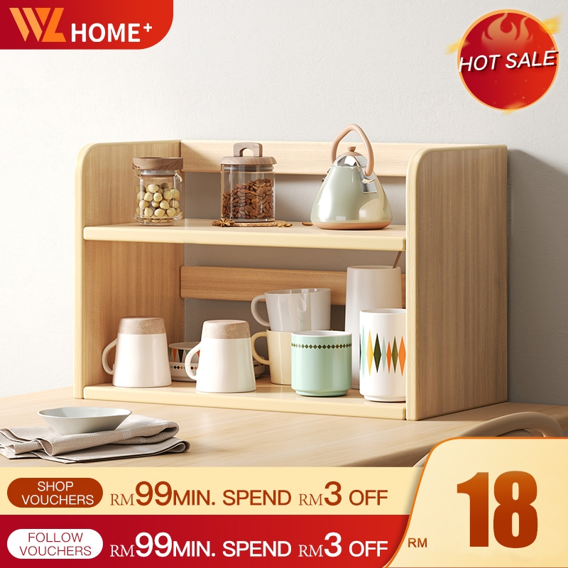 Cup Rack Mug Display Rack Cup Holder Wood Mug Holder Tea Tray Storage ...