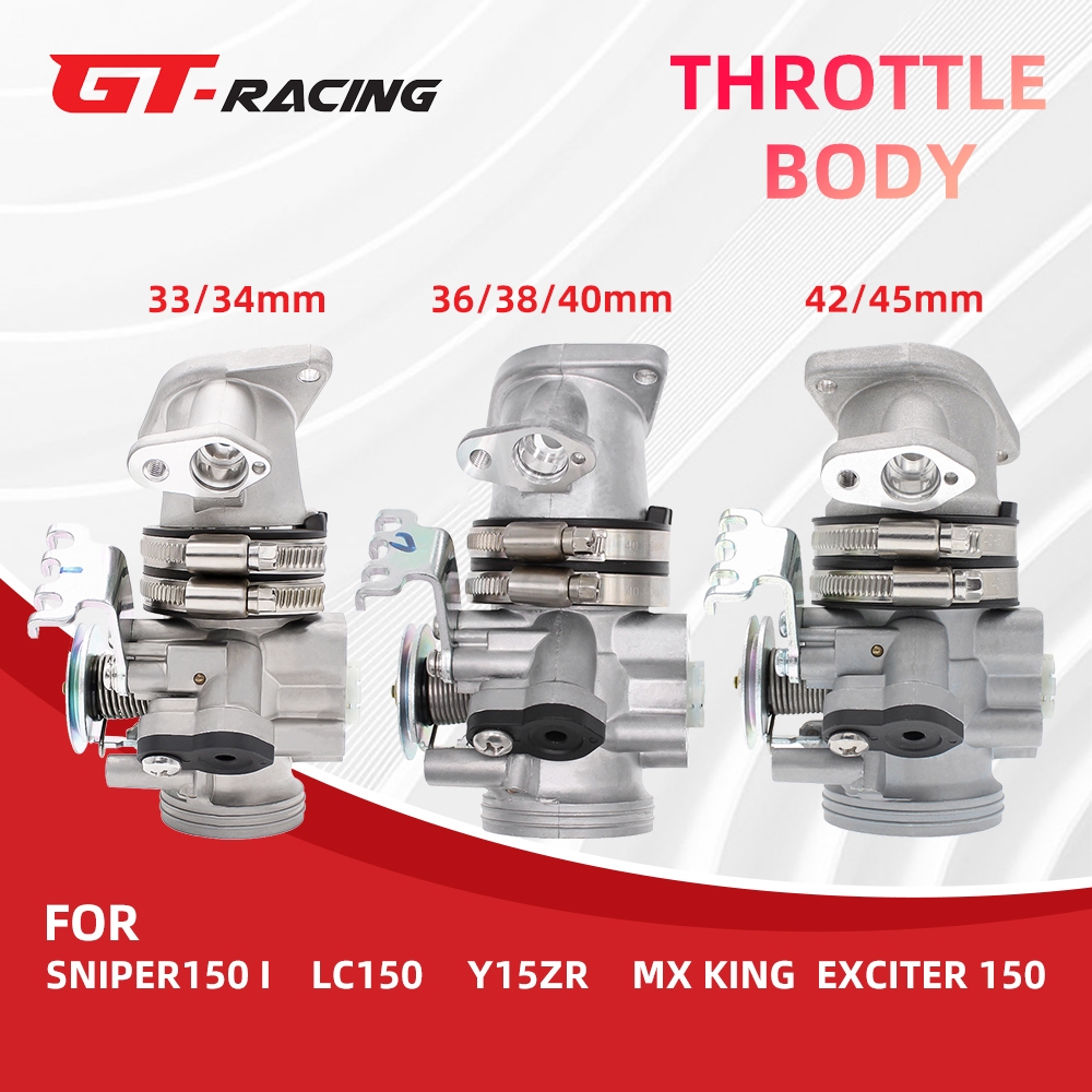 Throttle Body Y15 32mm Y15ZR GT RACING 34mm 36mm 38mm 40mm 42mm 45mm ...