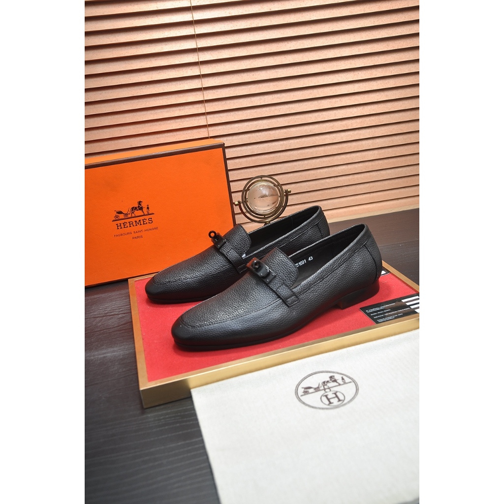 Genuine cow leather 2024 new arrivals super luxury brands collections fashion loafers for men GF2453H Shopee Malaysia