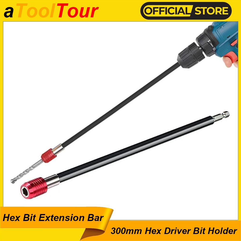 Hex Drill Bit Holder Extension Magnetic Extra Long Shank Hexagon ...