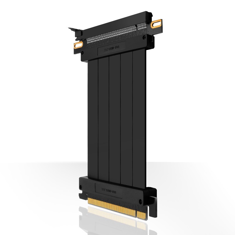 EZDIY-FAB PCIE Gen 4 16x Estrema Flessibile, Alta Velocità Riser Cavo PCI Express 4.0 Port GPU Extension Card-Connettore ad angolo retto [11.8in/30cm