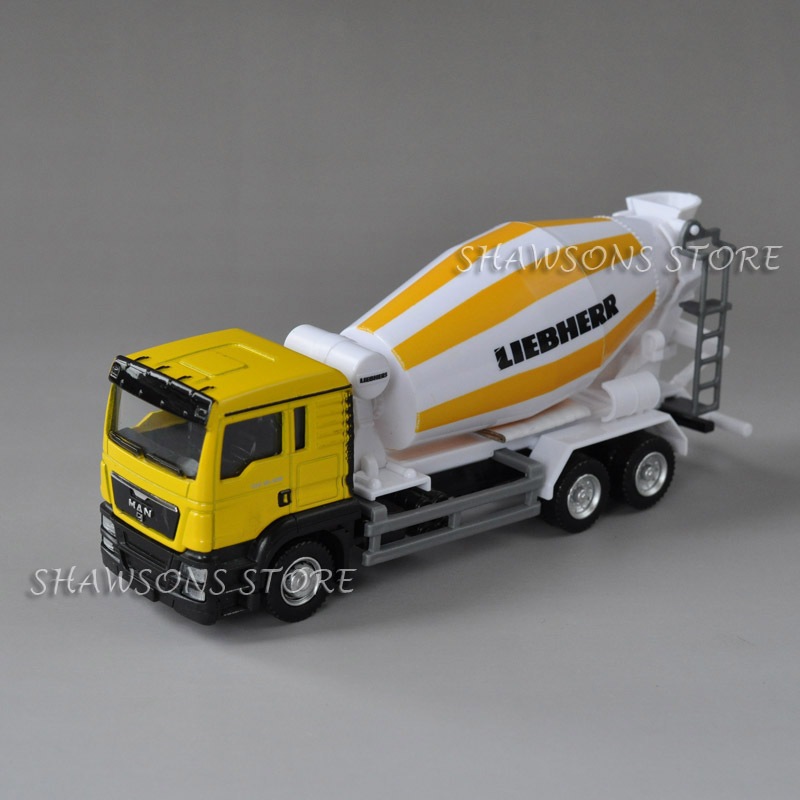 1:64 Scale Diecast Metal Man TGS Cement Concrete Mixer Truck Model Toy ...