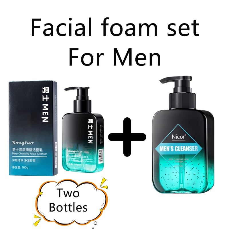 HB Jerawat Pencuci Muka Lelaki Oil Control Amino Acids Cleanser Nicor