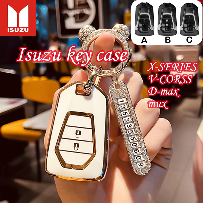 Isuzu keychain car key case for Isuzu D-max/X-SERIES/V-CORSS/mux TPU ...