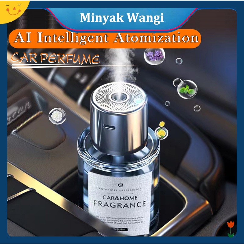 DM Automatic Car Aroma Diffuser Aromatherapy Air Freshener Spray Large capacity 160ml Essential Oil Fragrance Humidifier for Domestic Car Interior Air Purifier Deodorizer