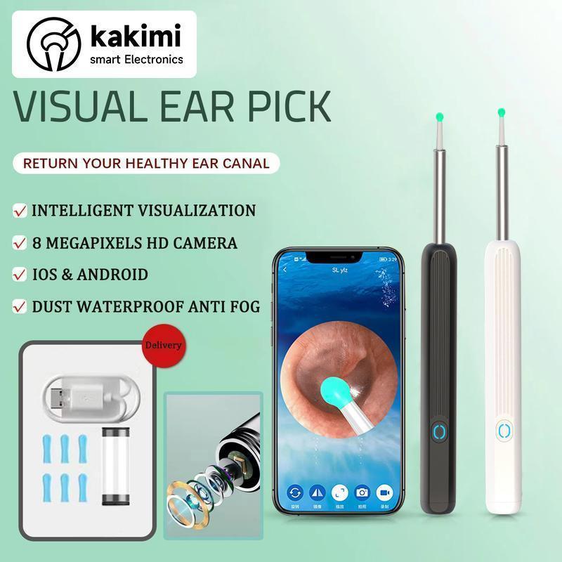 NE3 Earpick Smart Visual Ear Picker With Camera Otoscope Endoscope Earwax Removal Kit Ear