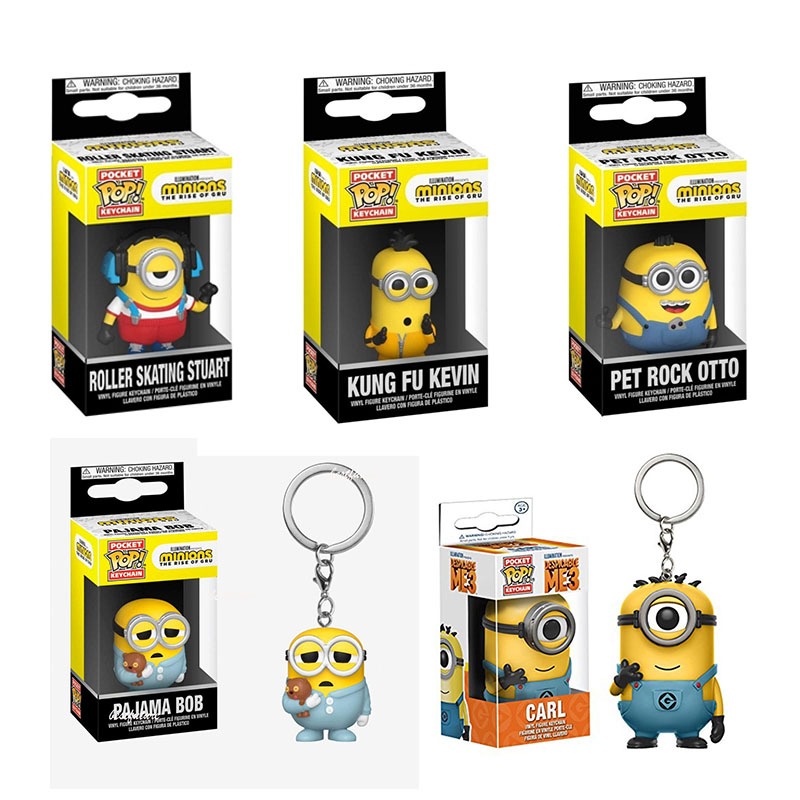 Funko pop Minions despicable me 3 key chain | Shopee Malaysia