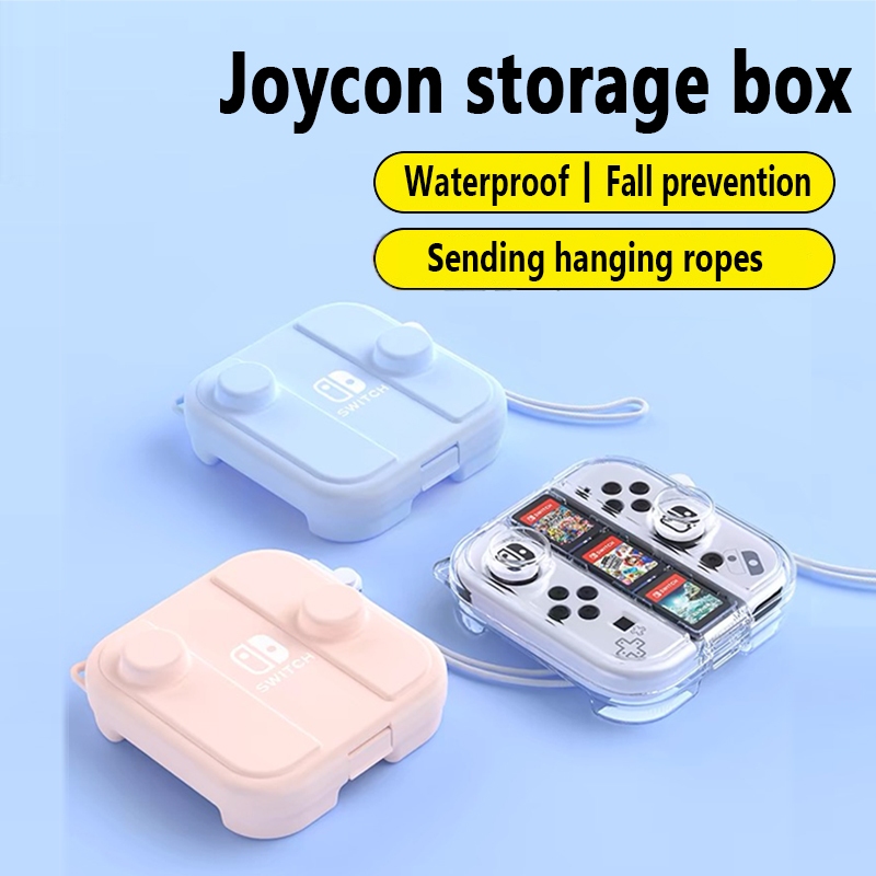 Joycon handle storage case box transparent for nintendo switch ...