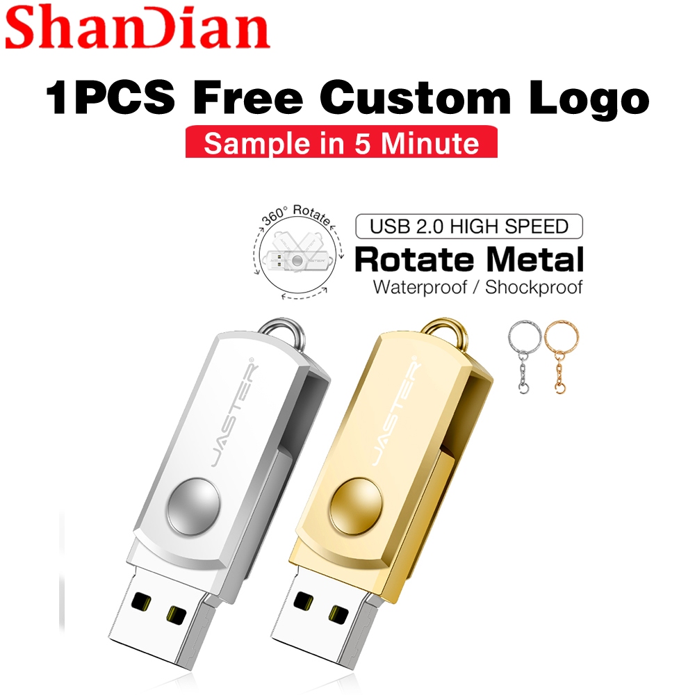 SHANDIAN Free Custom Logo USB Flash Drives 128GB Ten Minutes To Produce ...