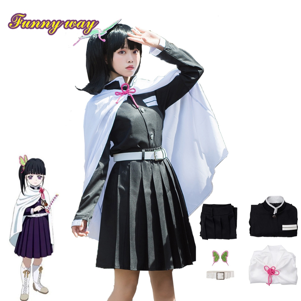 Tsuyuri Kanao Cosplay Costume Demon Slayer Costume for kids Anime ...